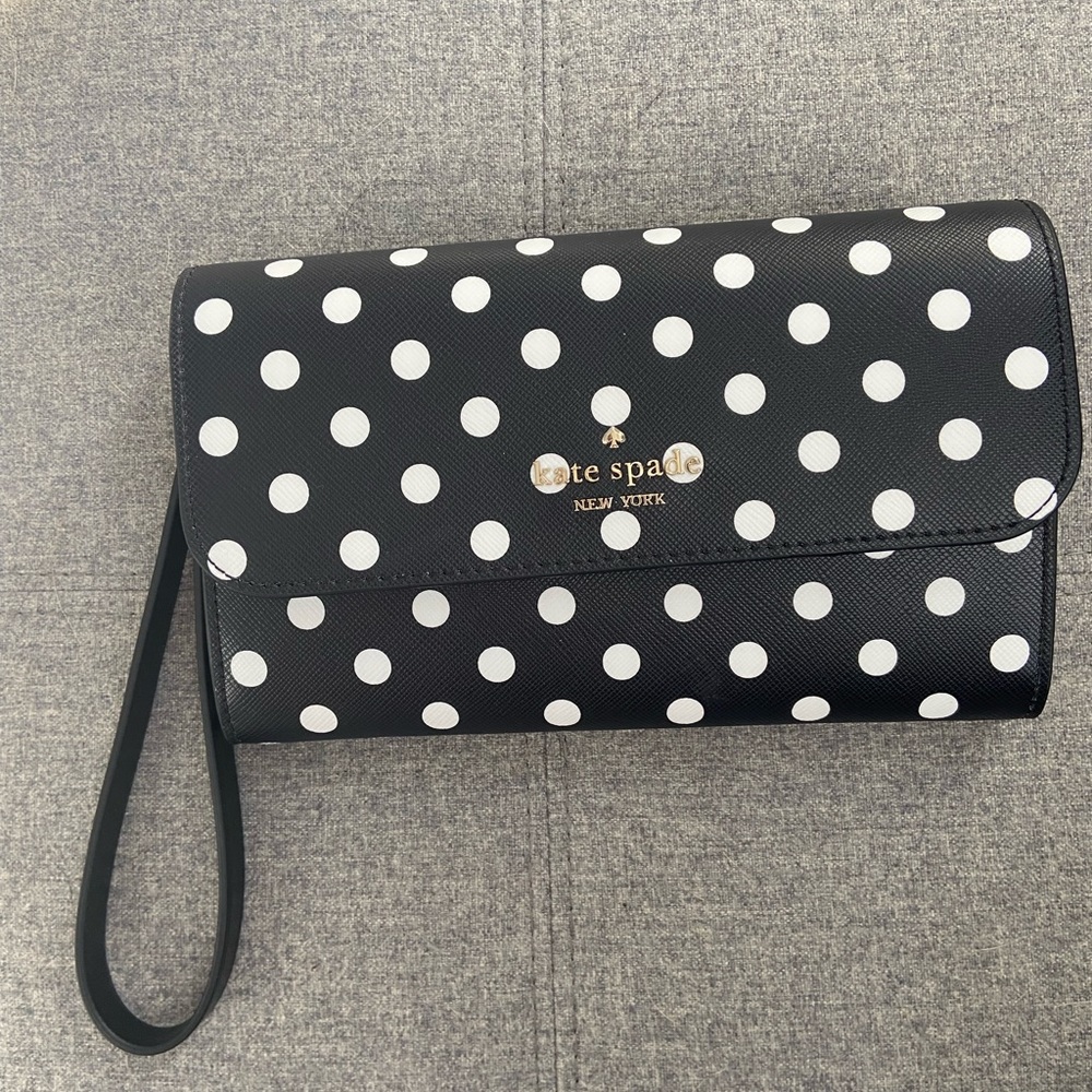 Kate Spade Cheers Charming Dot Print Wristlet